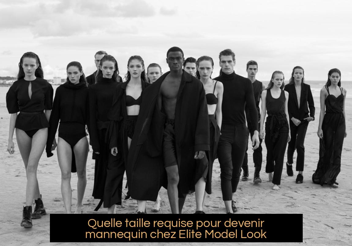 Quelle taille requise pour devenir mannequin chez Elite Model Look
