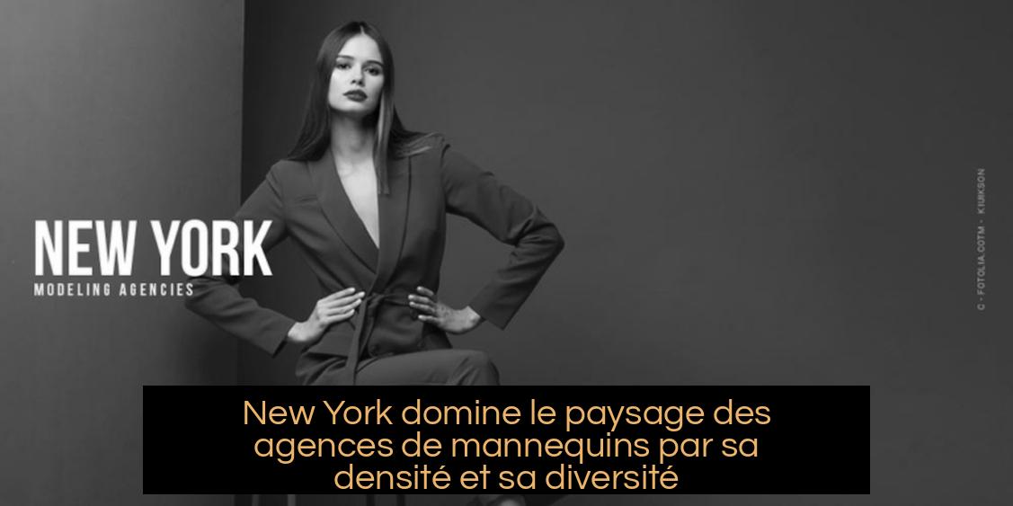 New York domine le paysage des agences de mannequins par sa densité et sa diversité