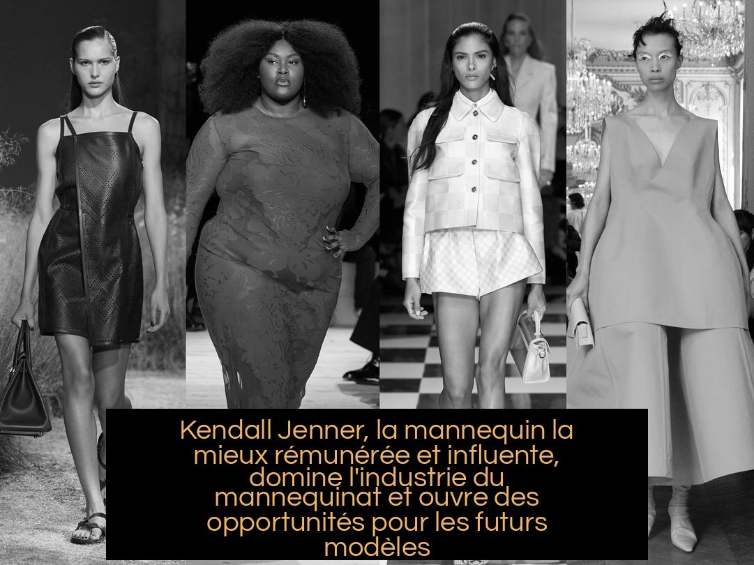 Kendall Jenner, la mannequin la mieux rémunérée et influente, domine l’industrie du mannequinat et ouvre des opportunités pour les futurs modèles